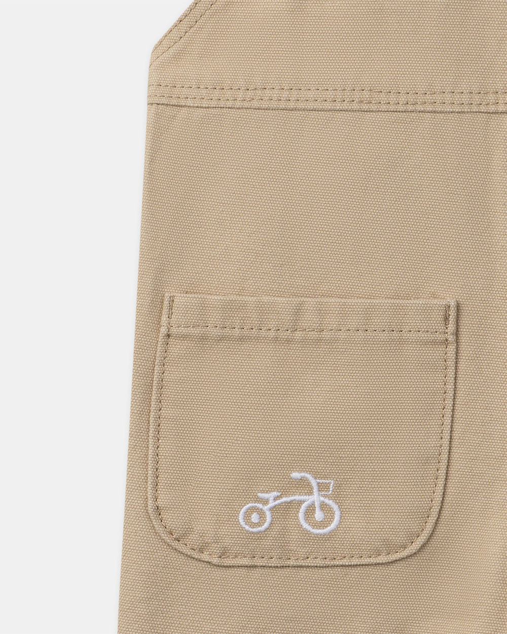Salopette longue en coton Coloris beige Sergent Major