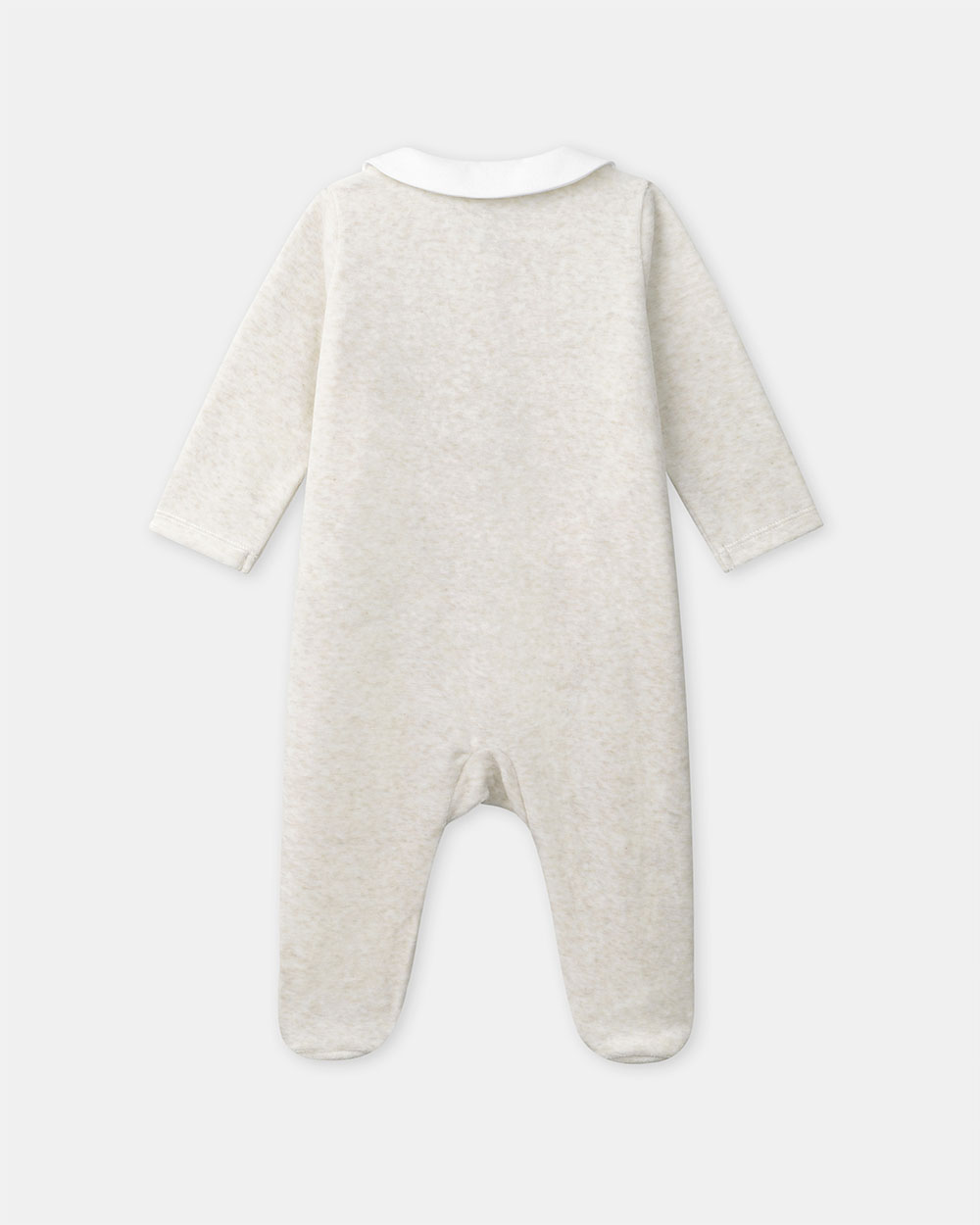 Grenouillère à broderie girafe Coloris beige Sergent Major