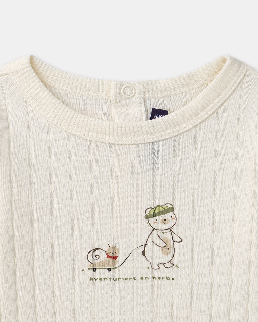 Body imprimé ours Coloris écru Sergent Major