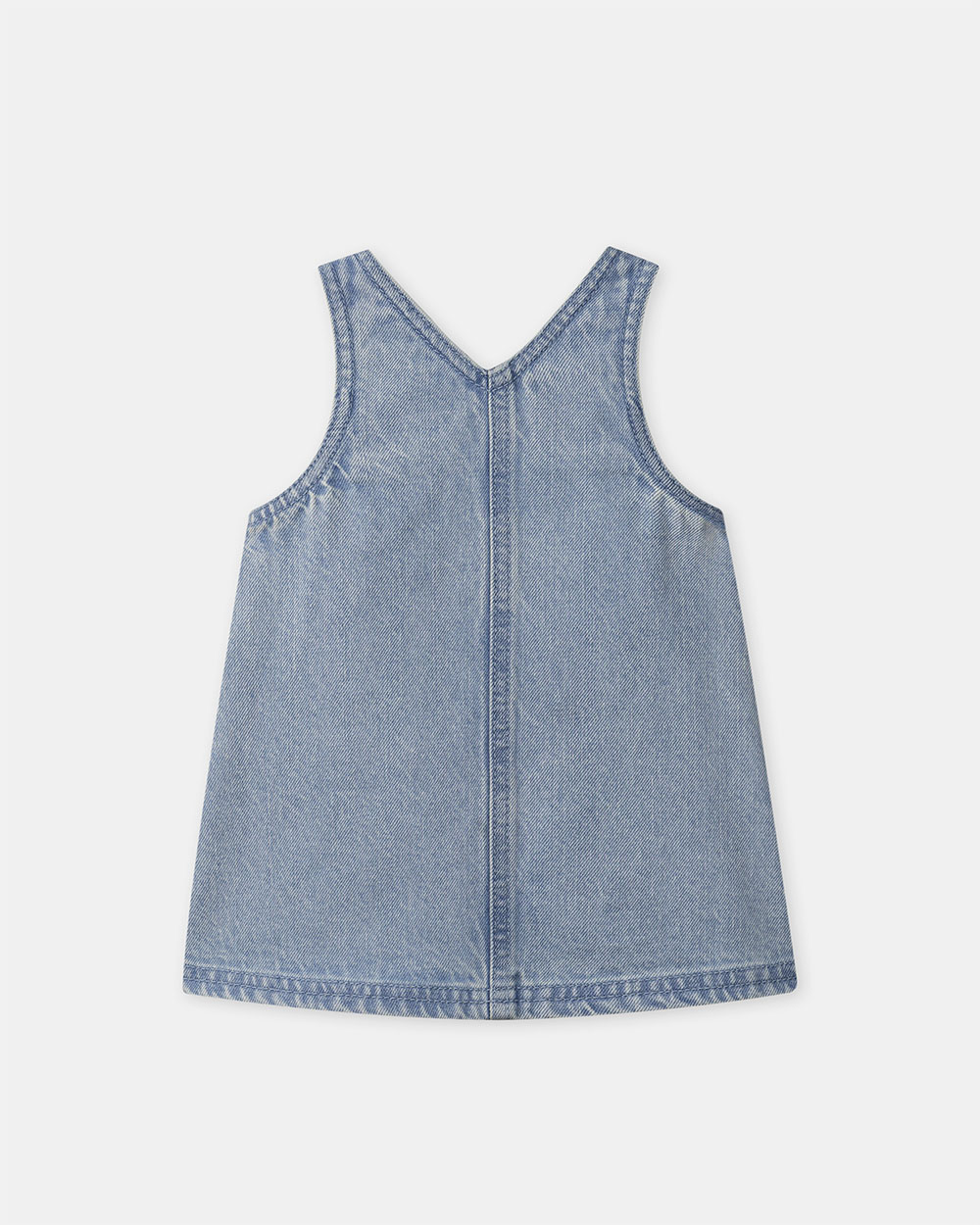 Ensemble chasuble denim + body Coloris bleu Sergent Major