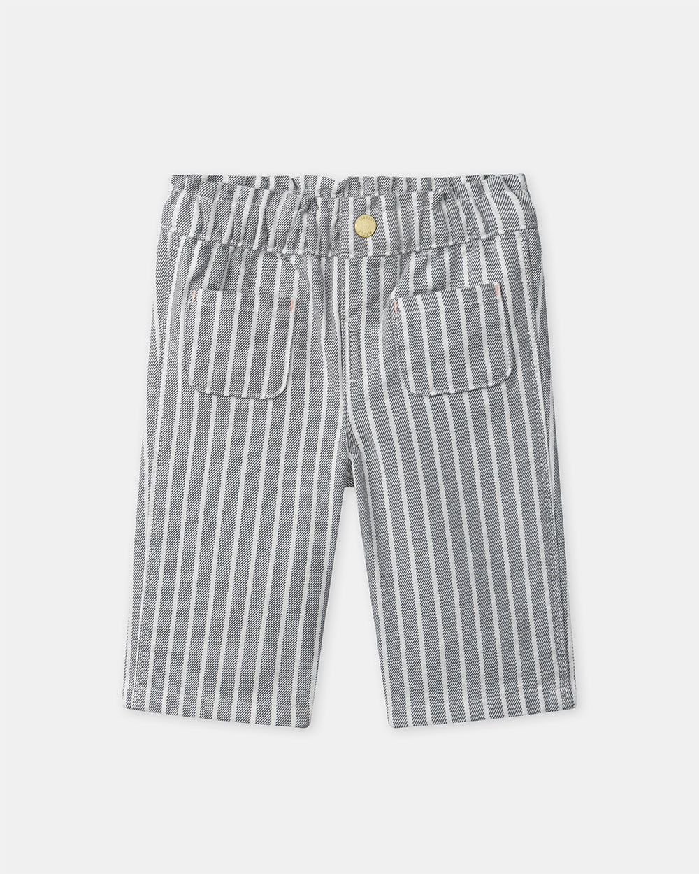 Pantalon flare à rayures Coloris gris Sergent Major