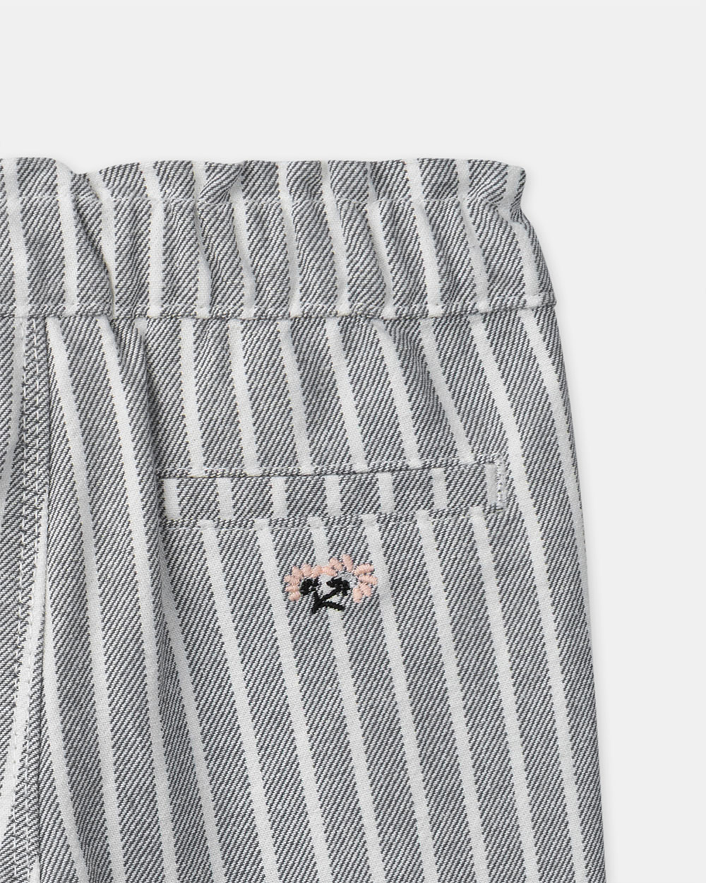 Pantalon flare à rayures Coloris gris Sergent Major