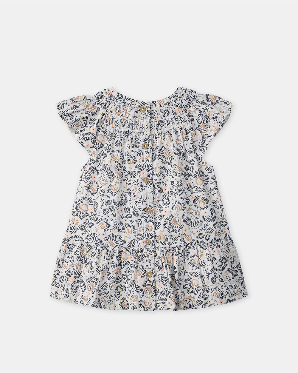 Robe et bloomer imprimé fleuri Coloris gris Sergent Major