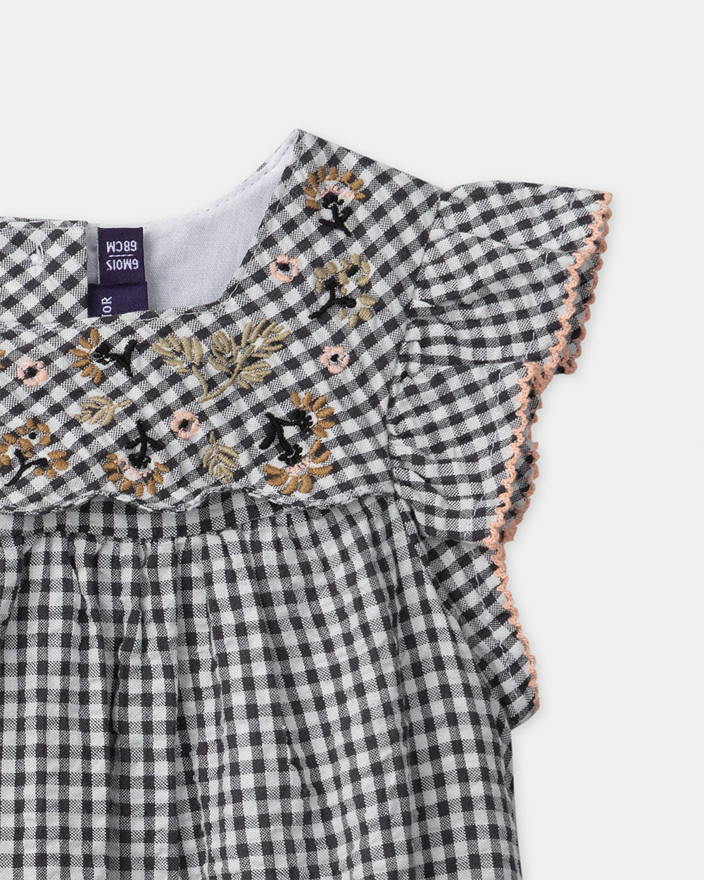 Robe et bloomer vichy Coloris gris foncé Sergent Major