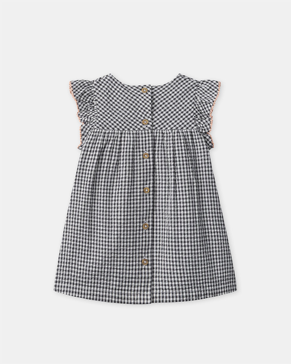Robe et bloomer vichy Coloris gris foncé Sergent Major