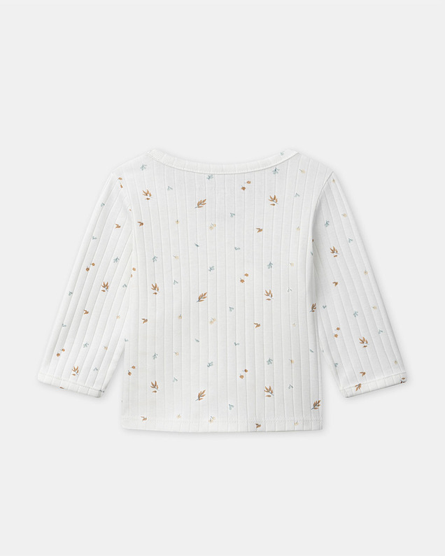 Ensemble haut, pantalon et bonnet imprimé feuillage Coloris écru Sergent Major
