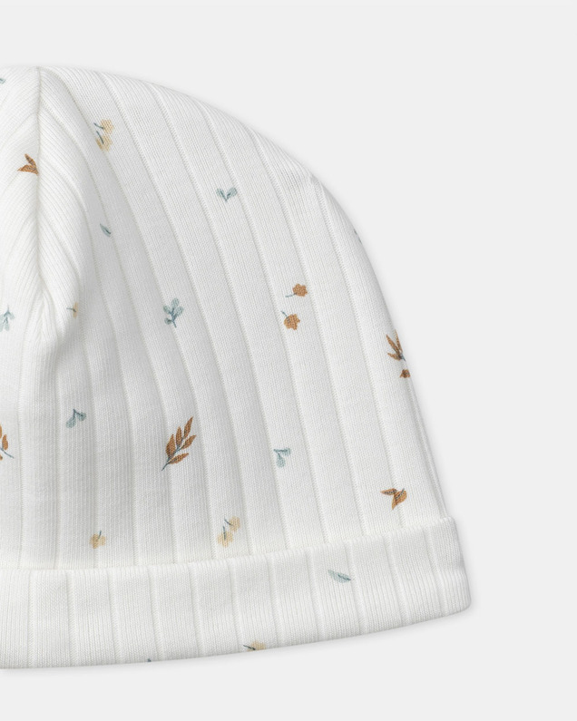 Ensemble haut, pantalon et bonnet imprimé feuillage Coloris écru Sergent Major