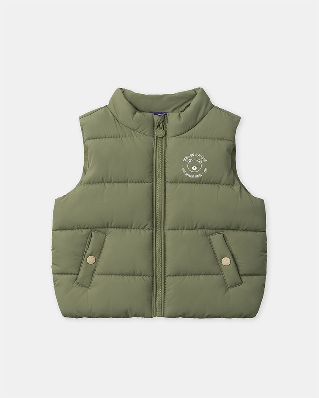 Doudoune matelassée sans manches Coloris kaki Sergent Major