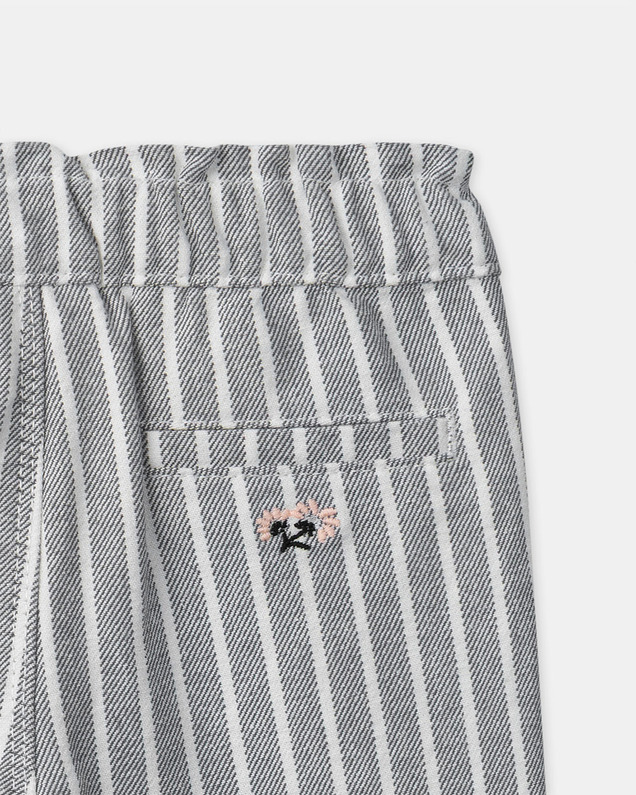 Pantalon flare à rayures Coloris gris Sergent Major