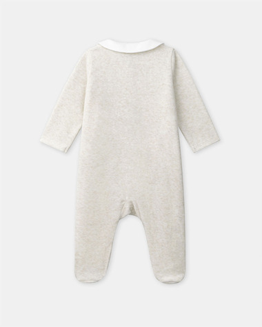 Grenouill&egrave;re &agrave; broderie girafe Coloris beige  Sergent Major