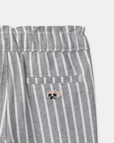 Pantalon flare &agrave; rayures Coloris gris  Sergent Major