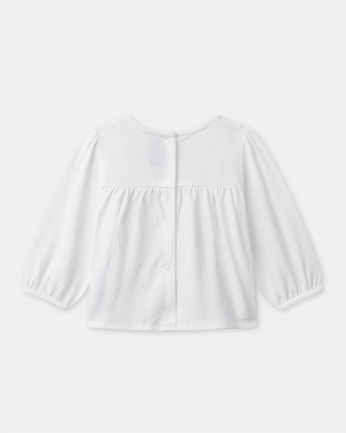 Blouse &agrave; broderie fleurs Coloris &eacute;cru  Sergent Major