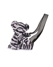 Sac bandoulière ours Coloris zèbre Doudou et Compagnie