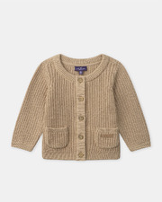 Cardigan en tricot Coloris beige Sergent Major