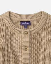 Cardigan en tricot Coloris beige Sergent Major