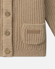 Cardigan en tricot Coloris beige Sergent Major