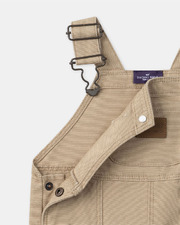 Salopette longue en coton Coloris beige Sergent Major