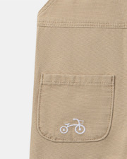 Salopette longue en coton Coloris beige Sergent Major