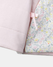 Veste à capuche imprimé fleuri Coloris rose Sergent Major