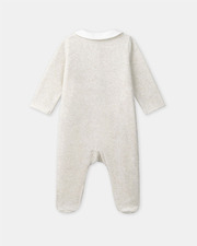 Grenouillère à broderie girafe Coloris beige Sergent Major