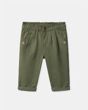 Pantalon en twill ajustable Coloris kaki Sergent Major