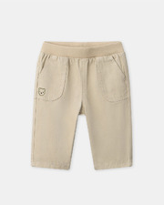 Pantalon avec broderie ourson Coloris beige  Sergent Major