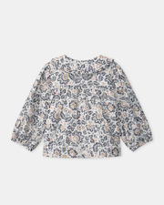 Blouse imprimée fleuri à col Coloris gris foncé Sergent Major