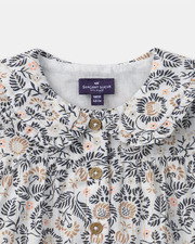 Blouse imprimée fleuri à col Coloris gris foncé Sergent Major