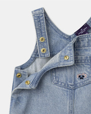 Ensemble chasuble denim + body Coloris bleu Sergent Major