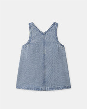Ensemble chasuble denim + body Coloris bleu Sergent Major