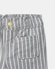 Pantalon flare à rayures Coloris gris Sergent Major