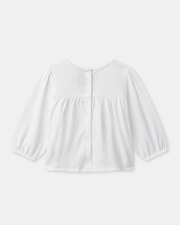 Blouse à broderie fleurs Coloris écru Sergent Major