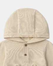 Pull à capuche motif animal Coloris beige Sergent Major