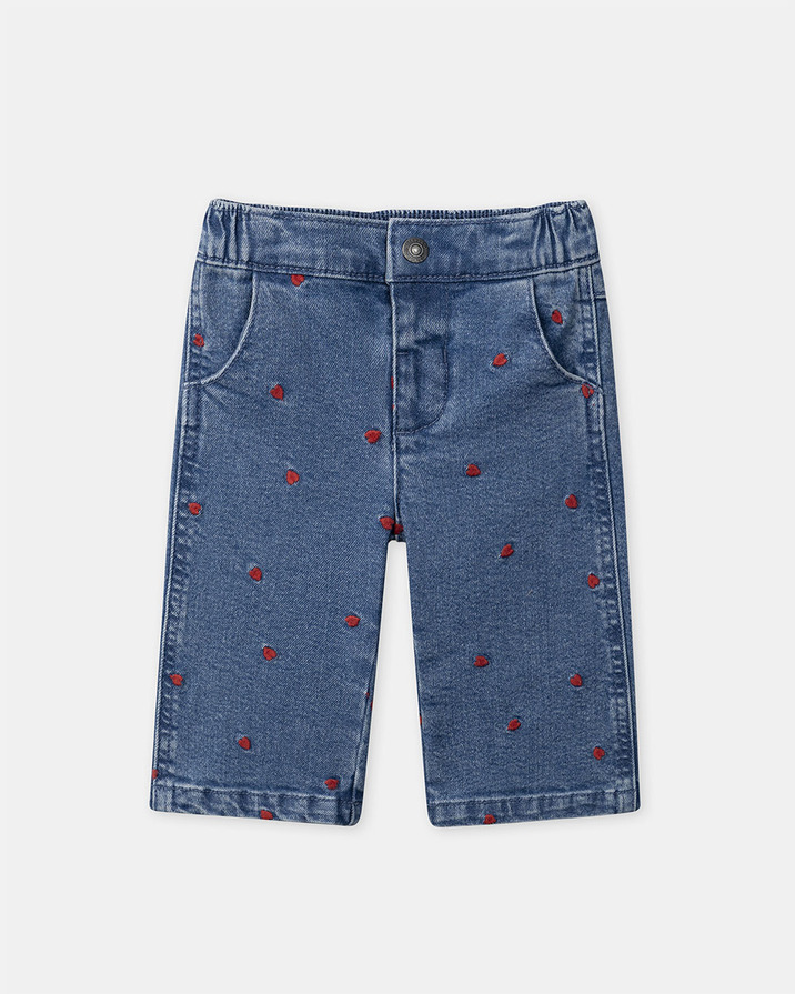 Pantalon Rayé Cargo ELE Pour Bébé Fille - Taille 3-6 Mois - Coton - Neuf Avec étiquette
