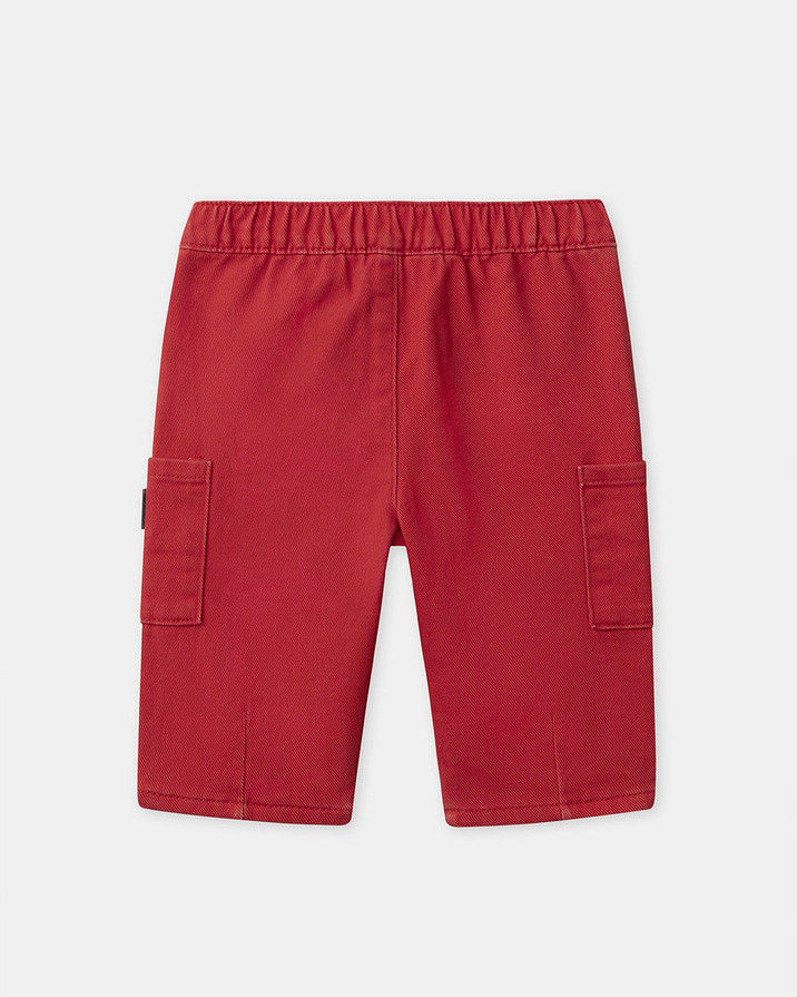Pantalon en twill Coloris rouge Sergent Major