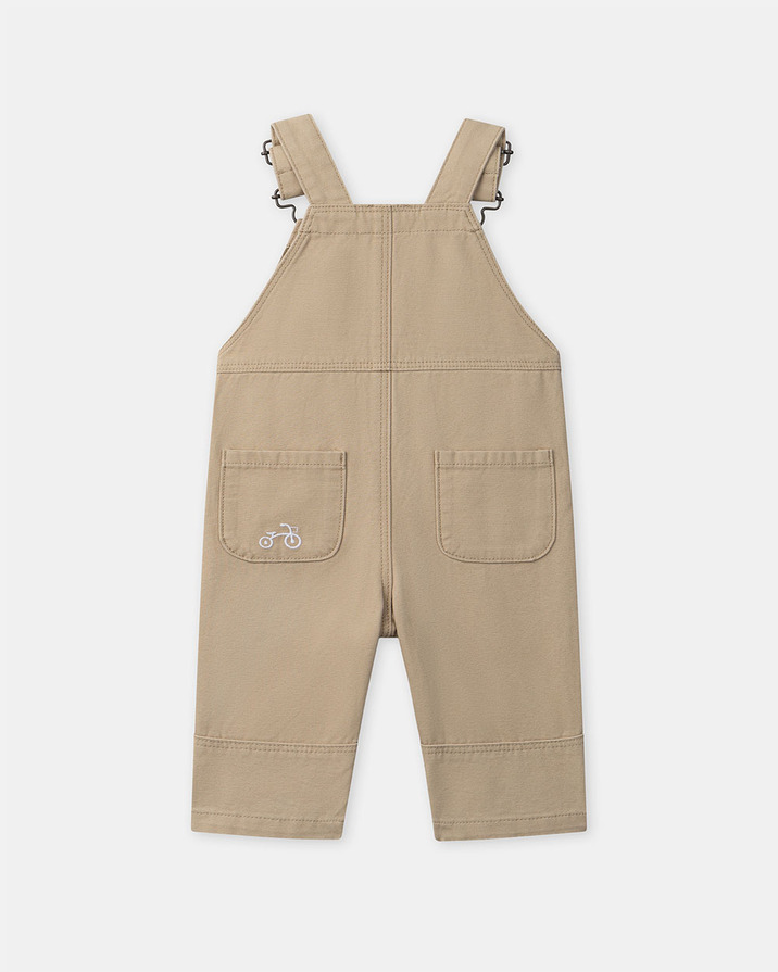 Salopette longue en coton Coloris beige Sergent Major
