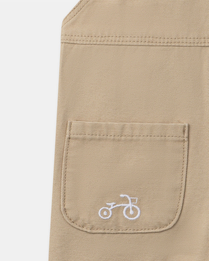 Salopette longue en coton Coloris beige Sergent Major