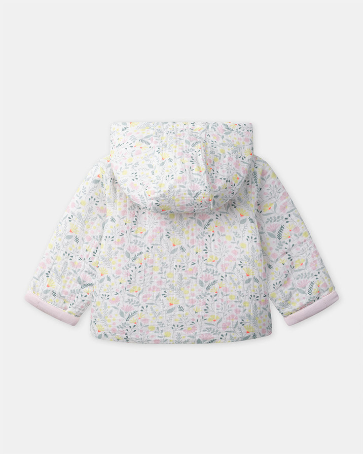 Veste à capuche imprimé fleuri Coloris rose Sergent Major