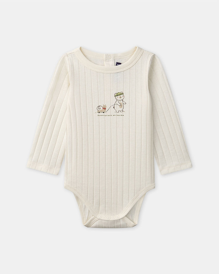 Body imprimé ours Coloris écru Sergent Major