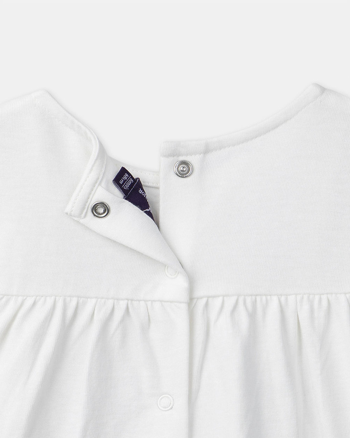 Blouse à broderie fleurs Coloris écru Sergent Major