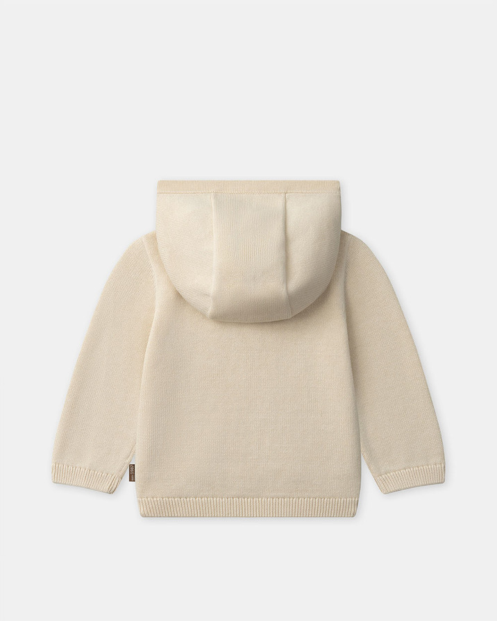 Pull à capuche motif animal Coloris beige Sergent Major