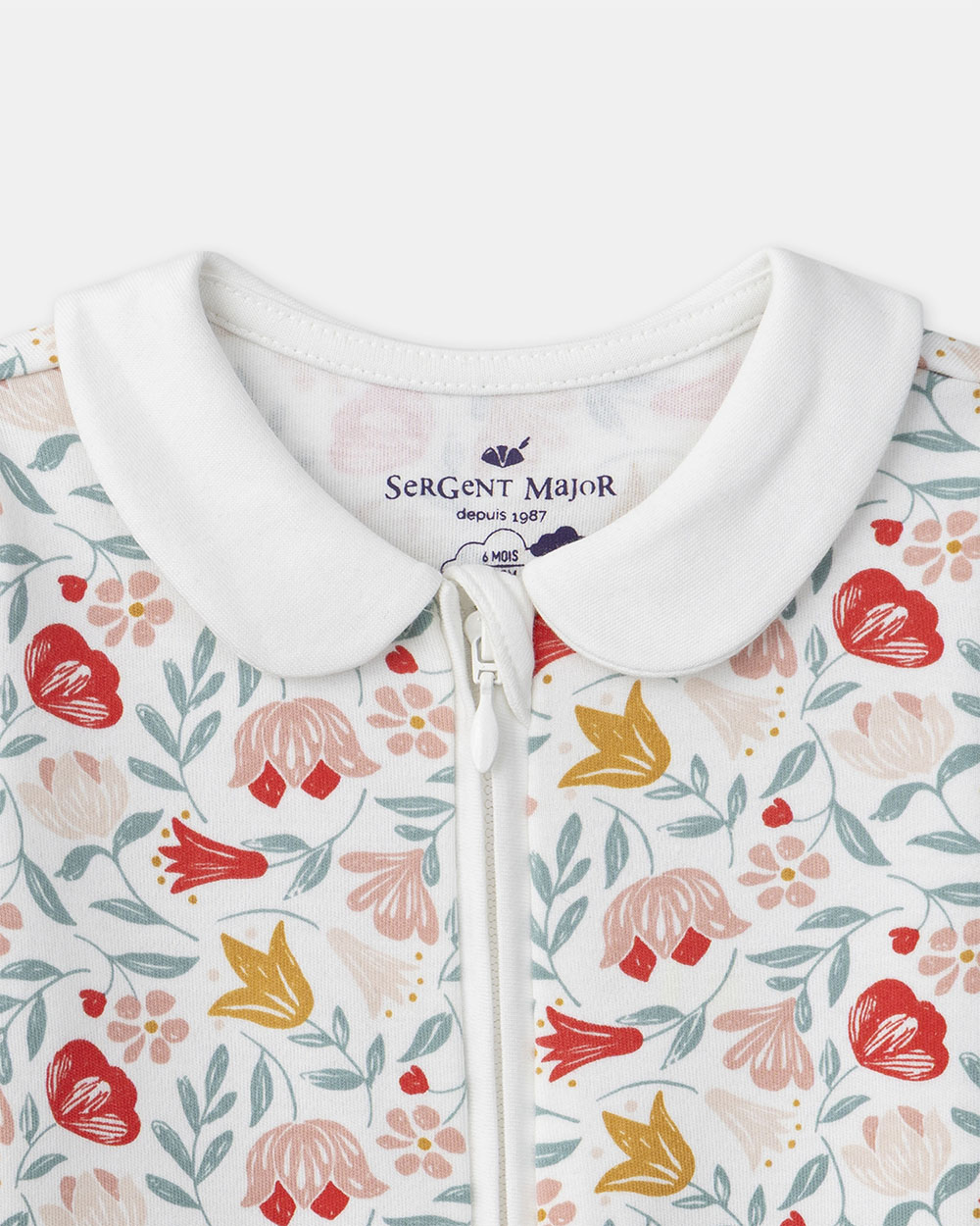 Grenouillère imprimé fleuri Coloris multicolore Sergent Major