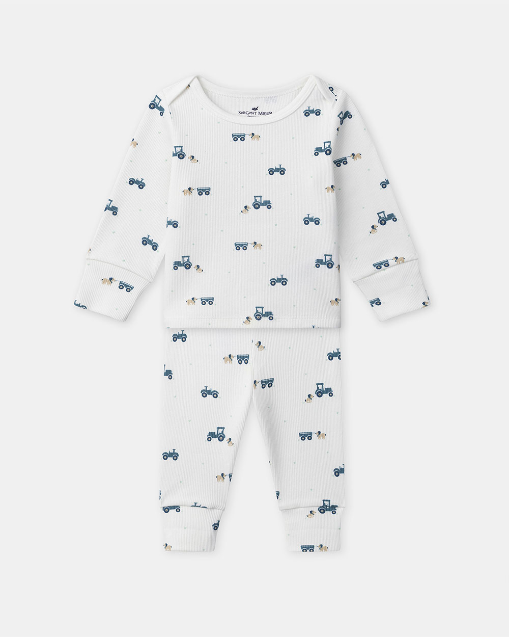 Pyjama évolutif imprimé tracteurs Coloris écru Sergent Major