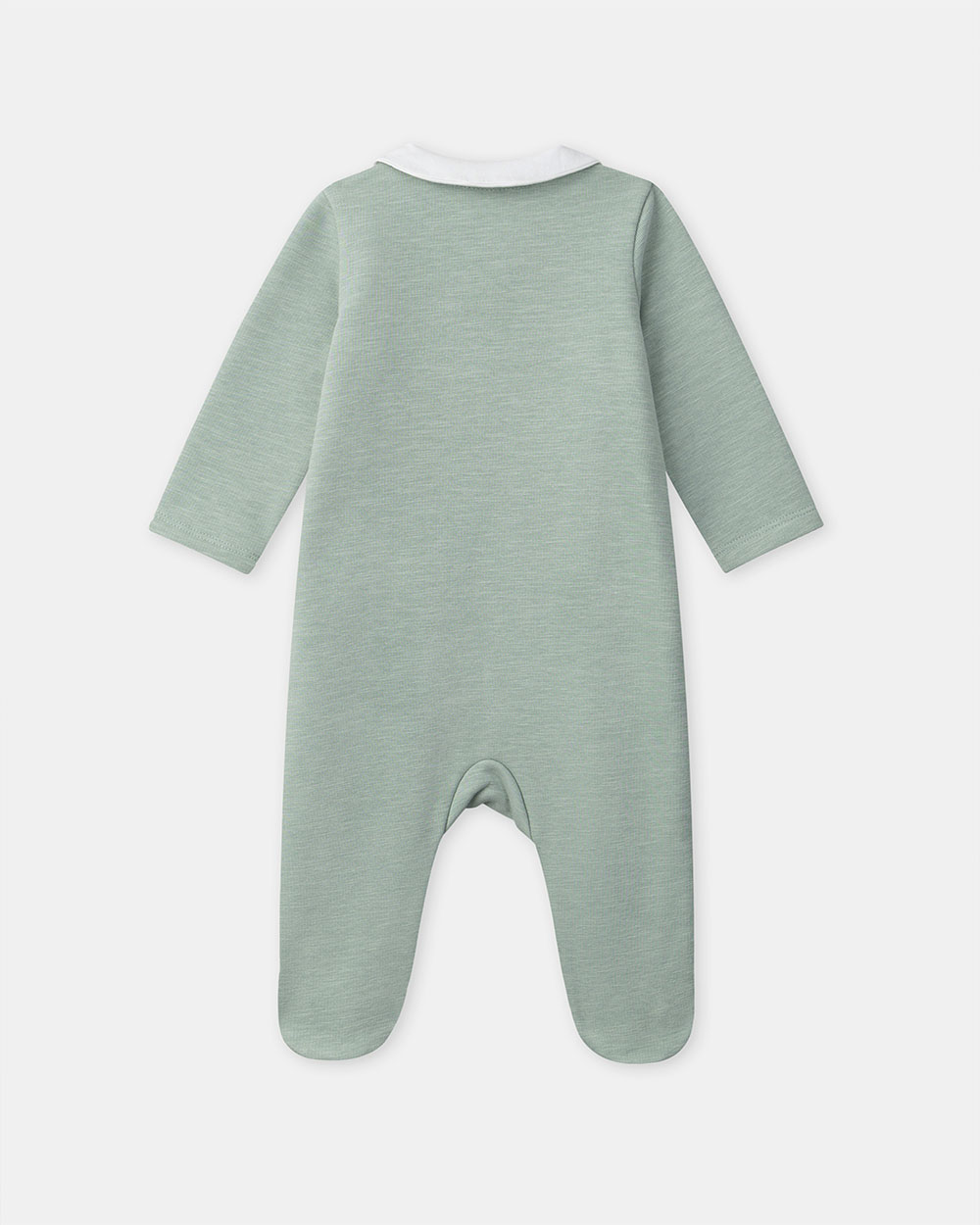Grenouillère à col patch chien Coloris vert Sergent Major