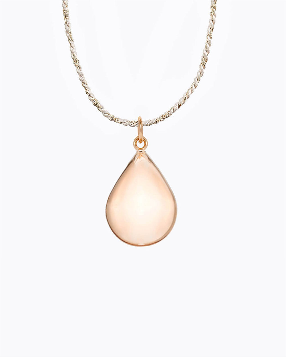 Bola de grossesse Goutte Coloris Or rose sur cordon Ilado
