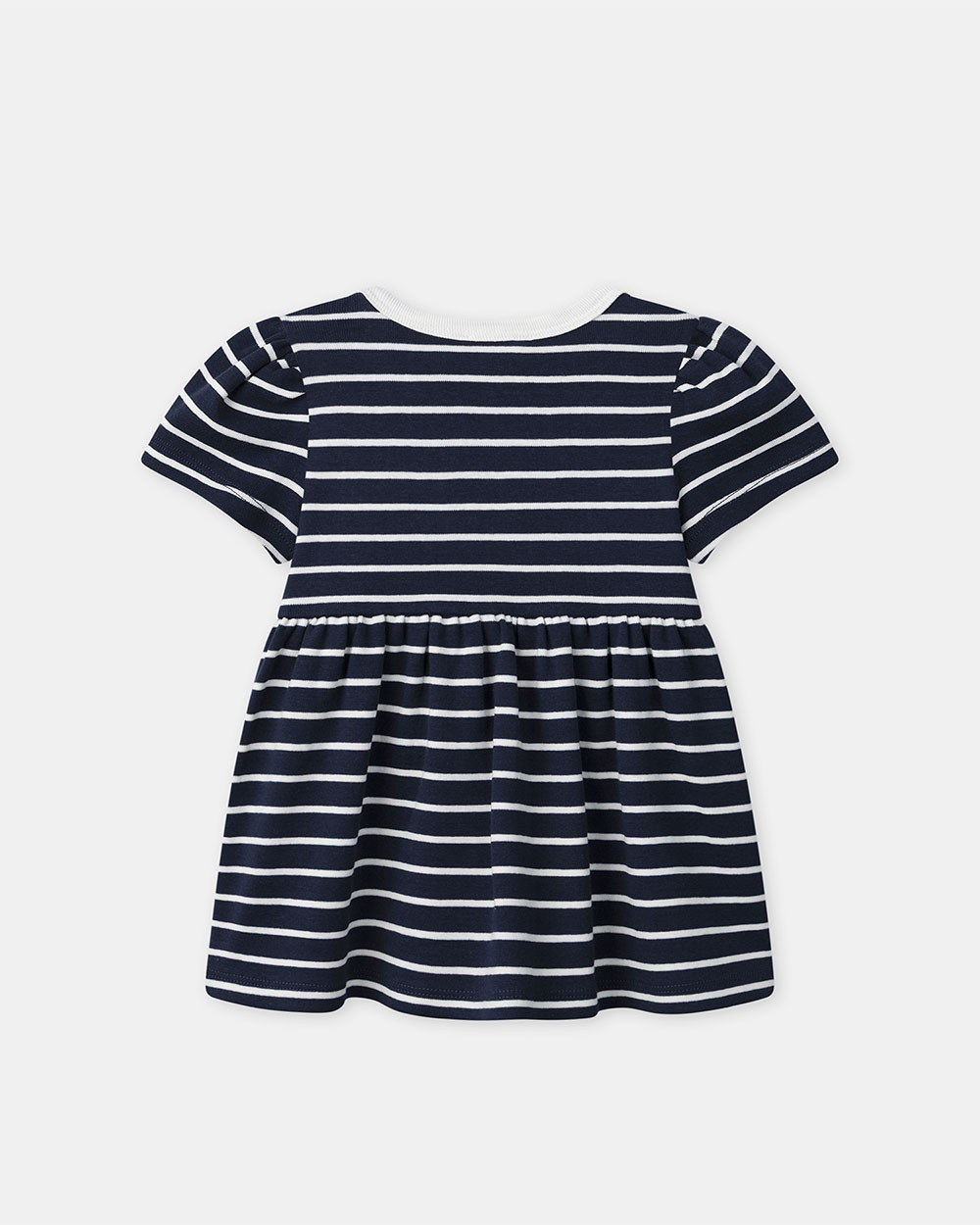 Robe manches courtes à rayures Coloris bleu marine Sergent Major