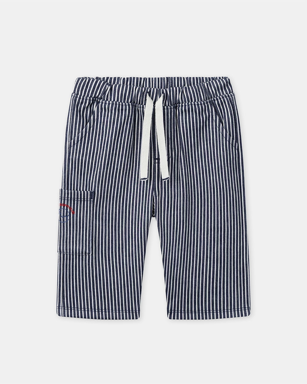 Pantalon à rayures avec cordon Coloris bleu marine Sergent Major