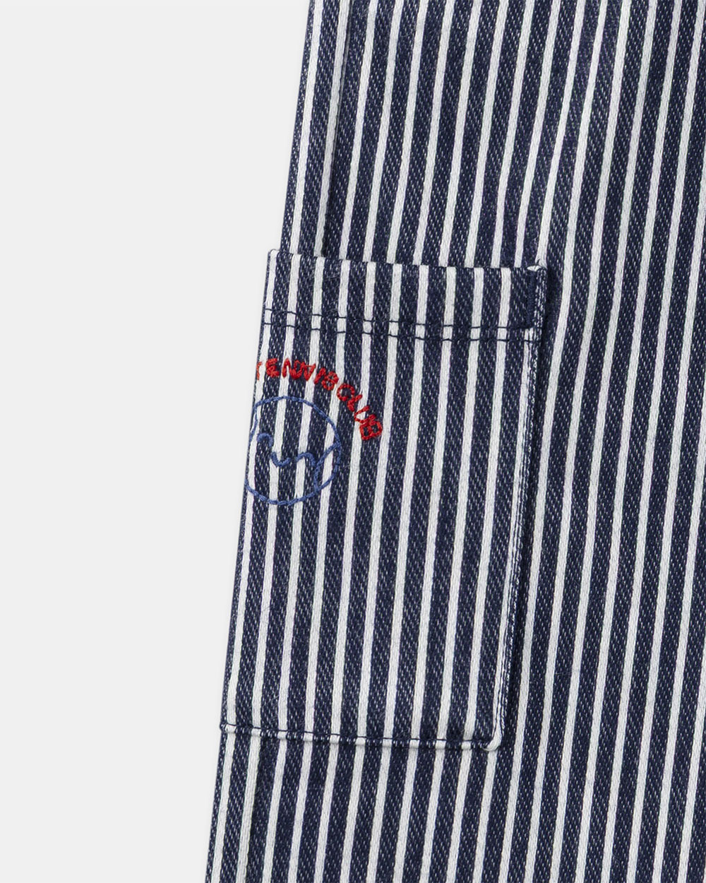 Pantalon à rayures avec cordon Coloris bleu marine Sergent Major
