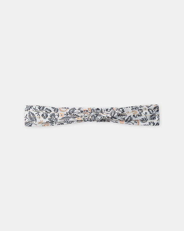 Bandeau cheveux imprimé fleuri Coloris gris foncé Sergent Major
