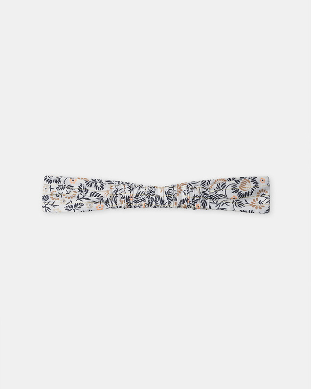 Bandeau cheveux imprimé fleuri Coloris gris foncé Sergent Major